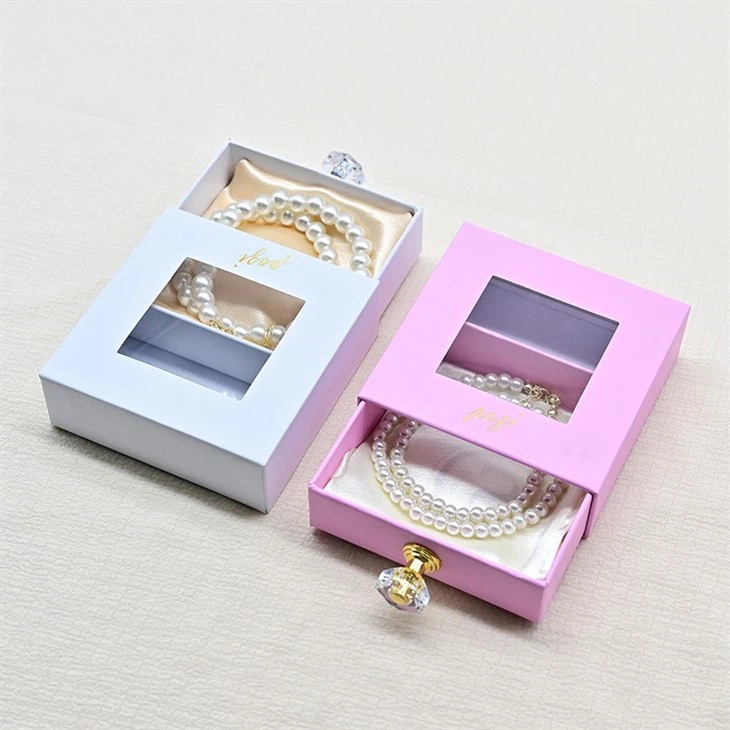 Wholesale Luxury Custom Logo Jewelry Box With Window